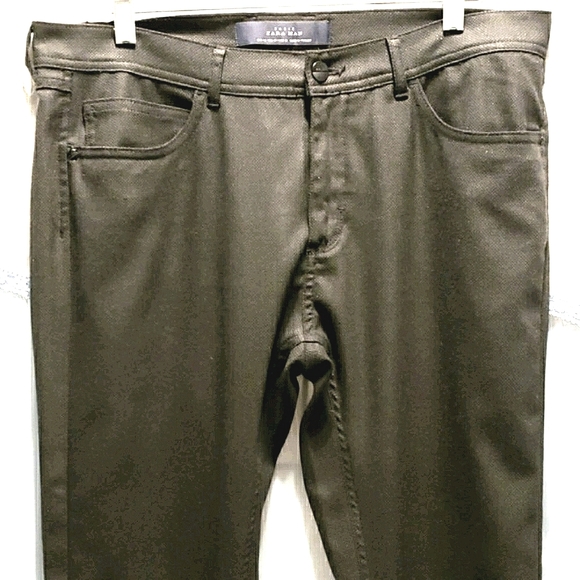 MEN'S ZARA BASIC ZARA MAN BLK PANTS SZ 32